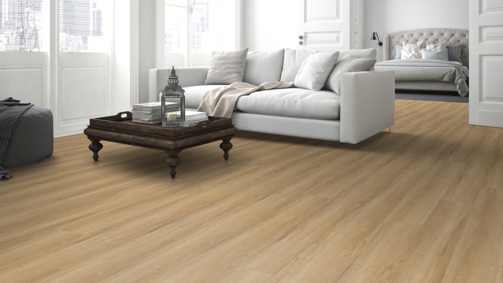 Skaben Vinyl Life Lay 70 Valley Oak Blonde 1 Strip Wide Plank Xl M4v